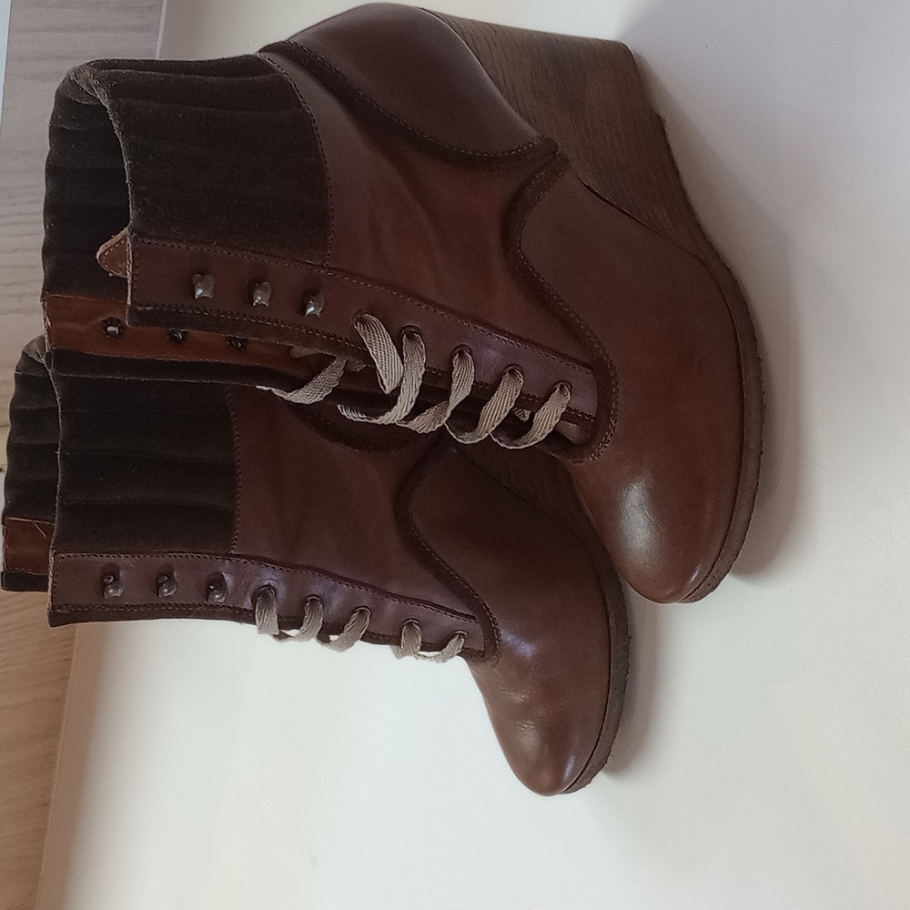 Chloe Wedge Booties